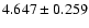 $4.647\pm 0.259$
