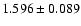 $1.596\pm 0.089$