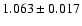 $1.063\pm 0.017$