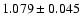 $1.079\pm 0.045$