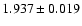 $1.937\pm 0.019$