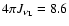 $4\pi J_{\nu_{\rm L}}=8.6$
