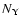 $N_{\rm Y}$