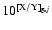 $10^{[{\rm X/Y}]_{{\rm g},j}}$