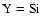$\rm Y={\rm Si}$