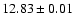 $12.83 \pm 0.01$