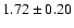 $1.72 \pm 0.20$