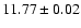 $11.77 \pm 0.02$