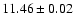 $11.46 \pm 0.02$