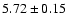 $5.72 \pm 0.15$