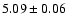 $5.09 \pm 0.06$