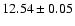 $12.54 \pm 0.05$