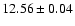 $12.56 \pm 0.04$