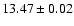 $13.47 \pm 0.02$