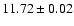 $11.72 \pm 0.02$