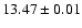 $13.47 \pm 0.01$