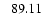 $\phantom{-}89.11$