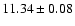 $11.34 \pm 0.08$