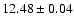 $12.48 \pm 0.04$