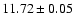 $11.72 \pm 0.05$