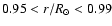 $0.95<r/R_\odot<0.99$