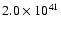 $2.0\times10^{41}$