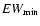 $EW_{\rm min}$