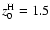 $z^{\rm H}_0=1.5$