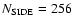 $N_{\rm SIDE}=256$