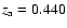 $z_{\rm a}=0.440$
