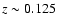 $z\sim 0.125$