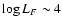 $\log L_F \sim 4$