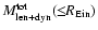 $M_{{\rm len+dyn}}^{{\rm tot}}(\le\!\! R_{{\rm Ein}})$