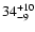 $\rm 34^{+10}_{-9}$