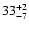 $\rm 33^{+2}_{-7}$