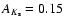 $A_{K_{\rm s}}=0.15$