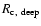 $R_{\rm c,~deep}$