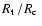 $\mbox{$R_{\rm t}$ }/\mbox{$R_{\rm c}$ }$