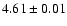 $4.61\pm0.01$
