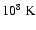 $10^8~{\rm K}$