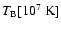 $T_{{\rm B}} [10^7~{\rm K}]$
