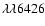$\lambda \lambda 6426$