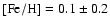 ${\rm [Fe/H]} = 0.1 \pm 0.2$