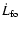 $\dot L_{\rm fo}$