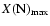 $X({\rm N})_{\rm max}$