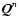 ${\vec Q}^{n}$