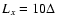$L_x=10\Delta$