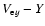 $V_{{\rm e}y}-Y$