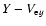 $Y-V_{{\rm e}y}$