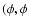 $(\phi,\phi$